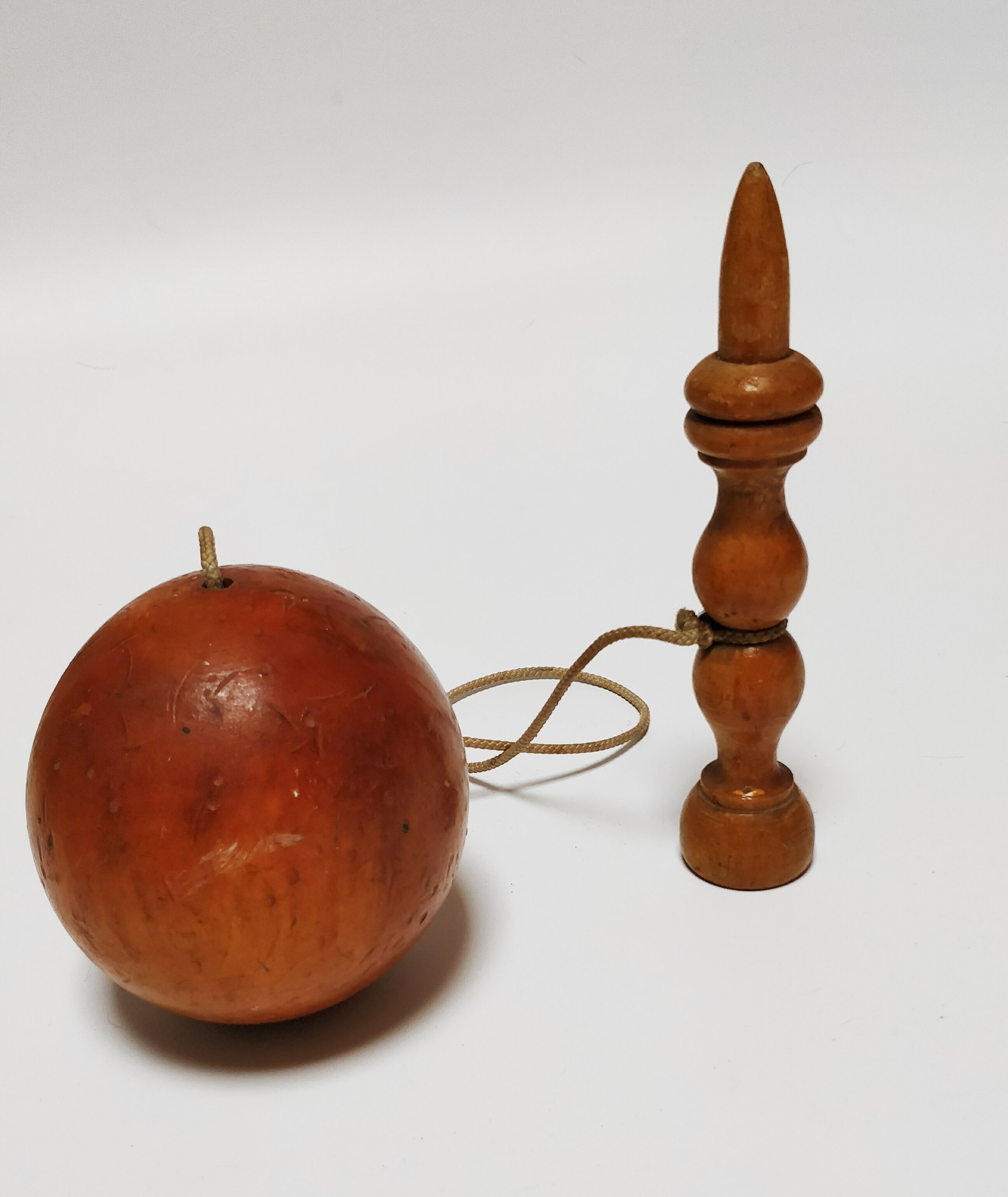 Wooden bilboquet