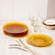 6 assiettes à dessert modèle soleil, Vereco France