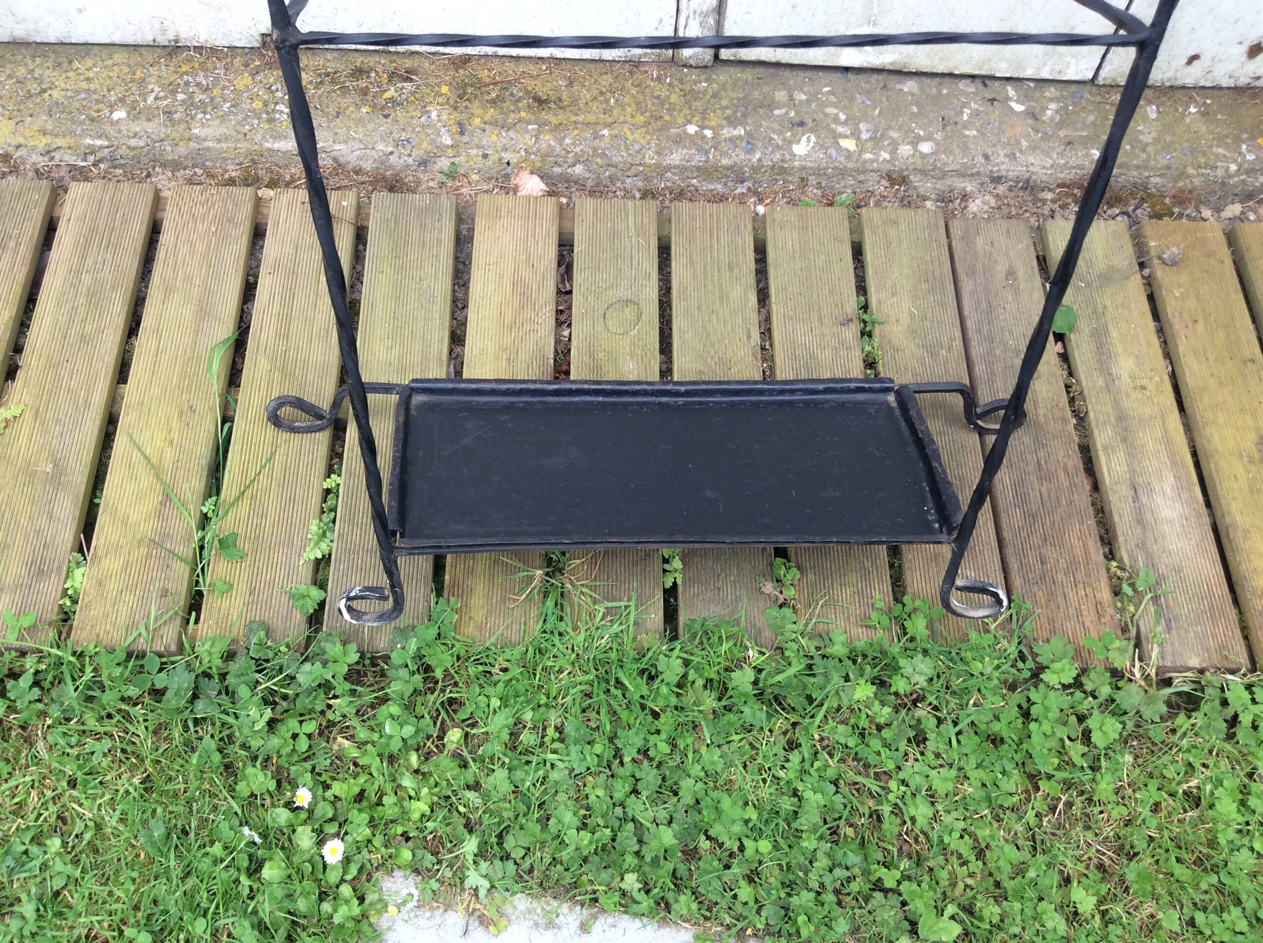 Wrought iron entrance hall