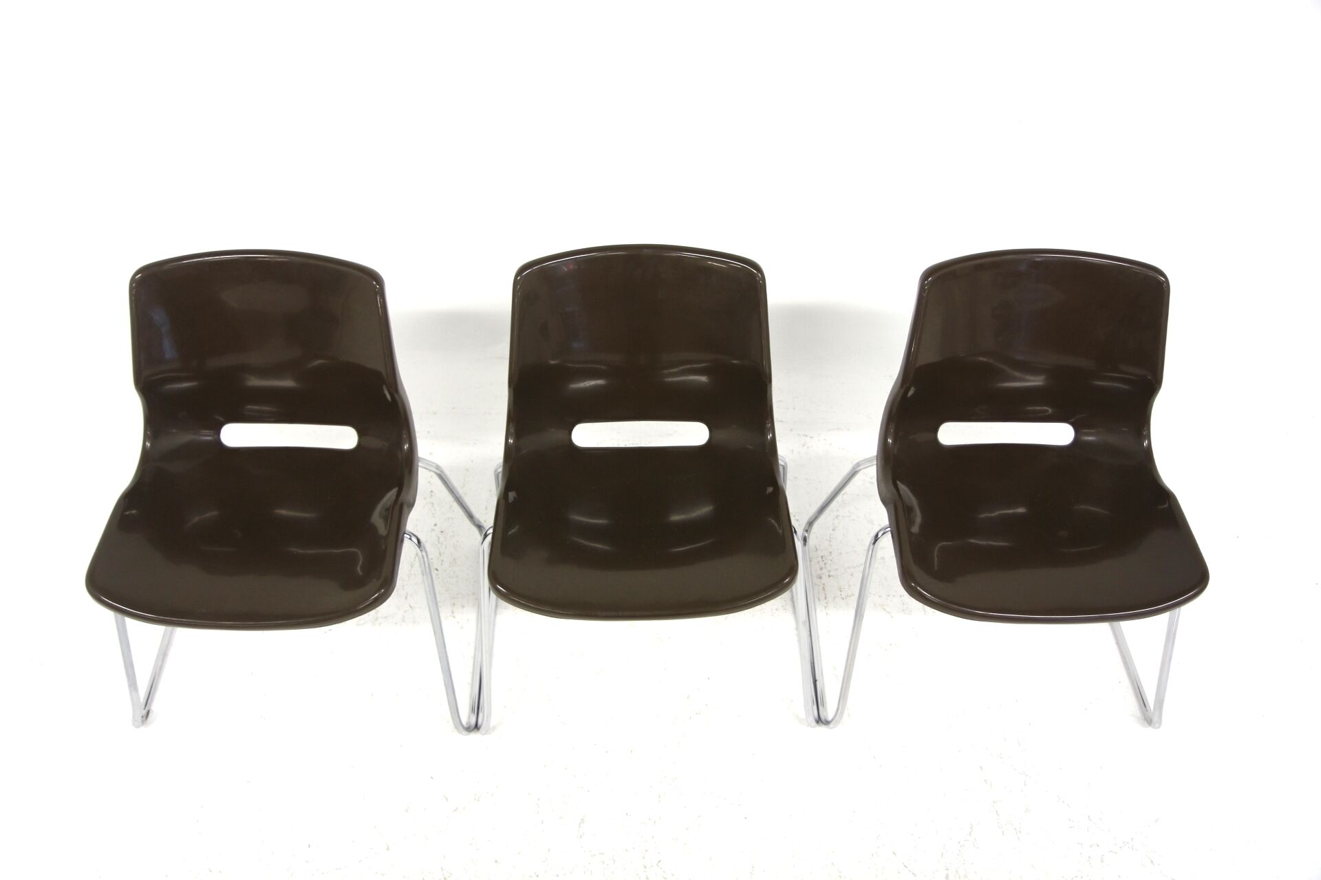 Set de 6 chaises "Clipper" Svante Schönblom Overman, Tranås, Suède, 197