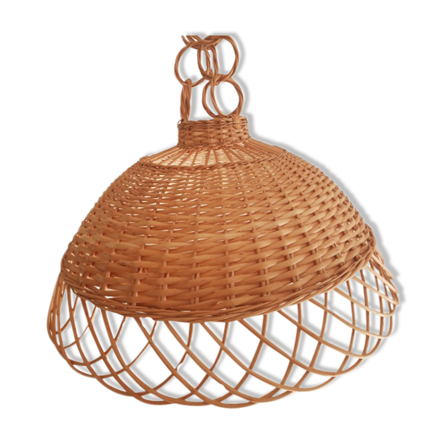 39 cm wicker lampshade