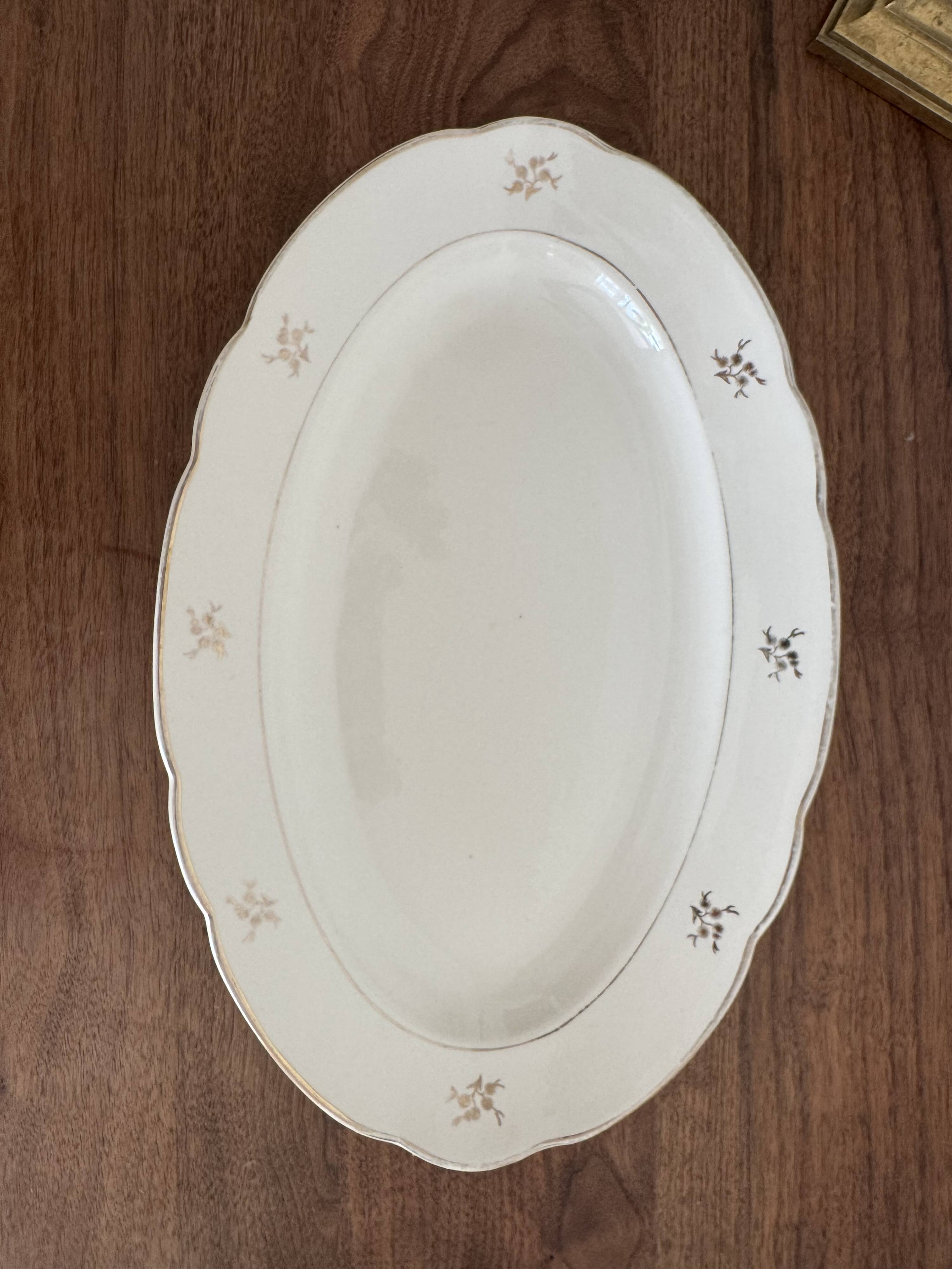 Antique serving platter Villeroy & Boch Mettlach