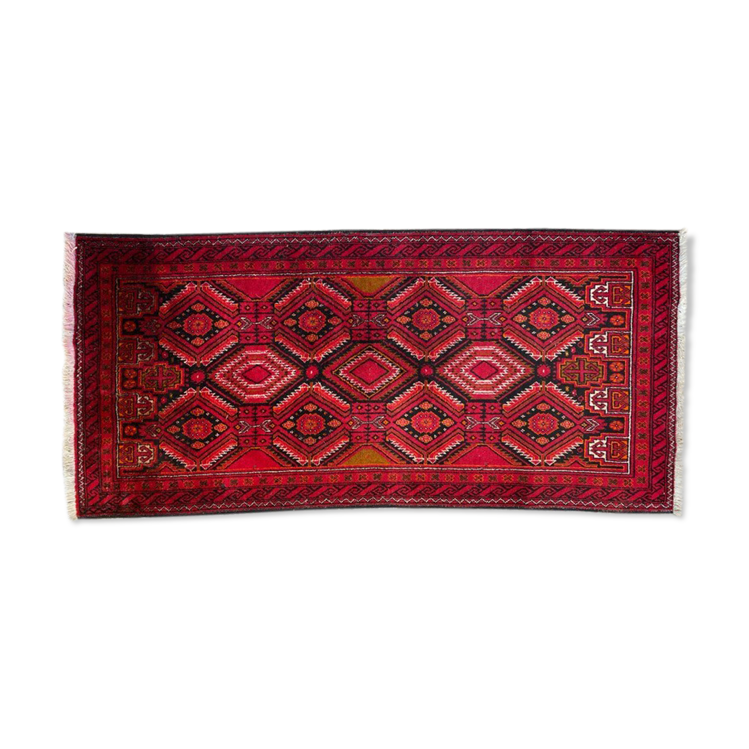 Belutch persian carpet 100x216 cm