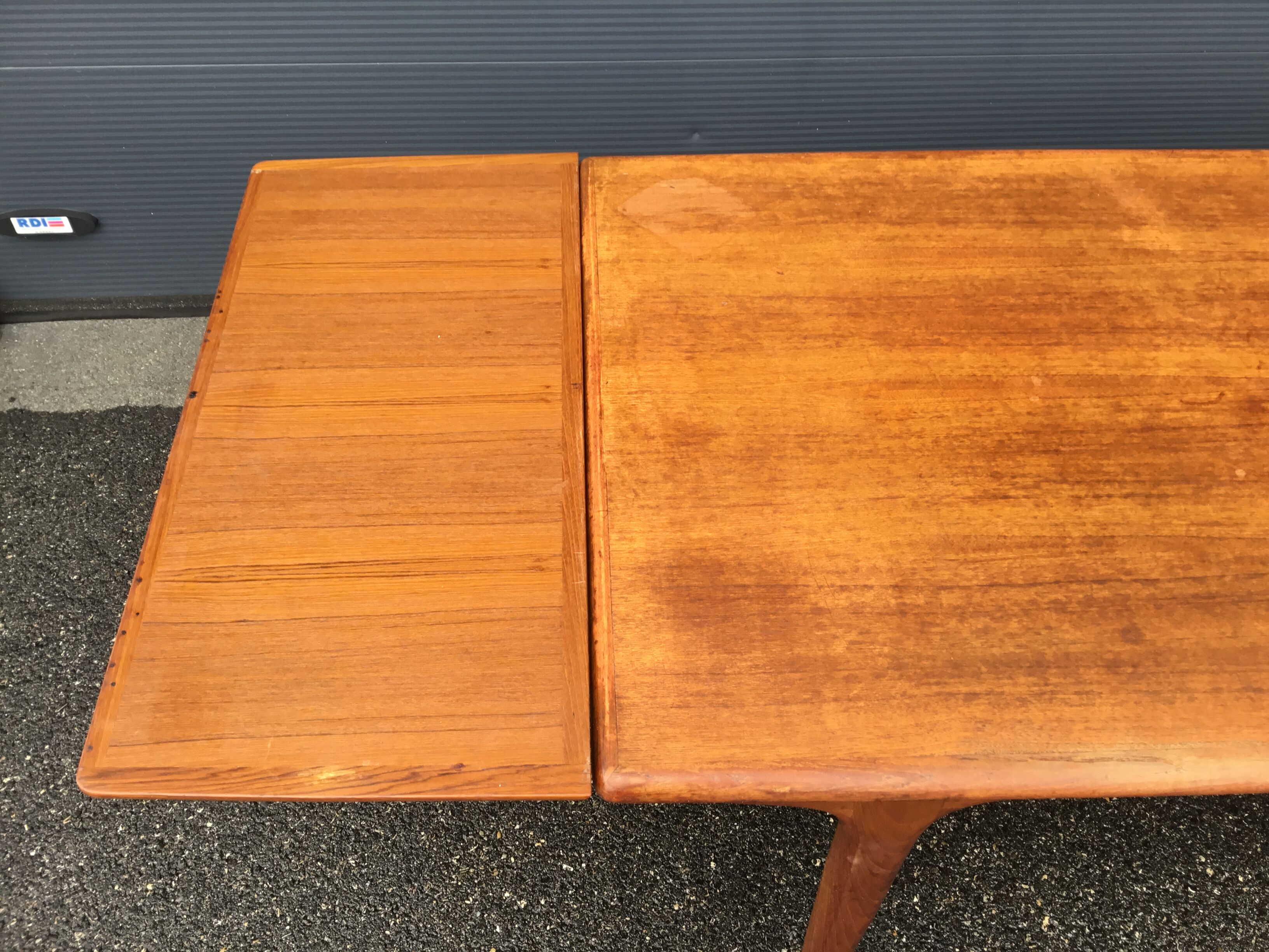 Teak table published by "Furniture TV Paris" Circa 1950-60