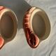 Pair of vintage lobster mini ramekins Saint Amand D15.5