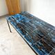 Metal and ceramic coffee table by J. Belarti, circa 1970