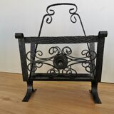 Porte-revues vintage en fonte