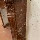 Fireplace three shells louis XV style in royal red marble XIX century