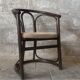 Set of 4 midcentury bentwood bamboo Dutch dining chairs, Rohe Noordwolde 19