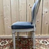 Suite de 6 chaises médaillons de style Louis XVI