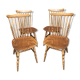 Set de 4 chaises bistrot vintage Baumann tacoma 1960s