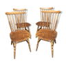 Set of 4 chairs vintage bistro Baumann tacoma 1960s