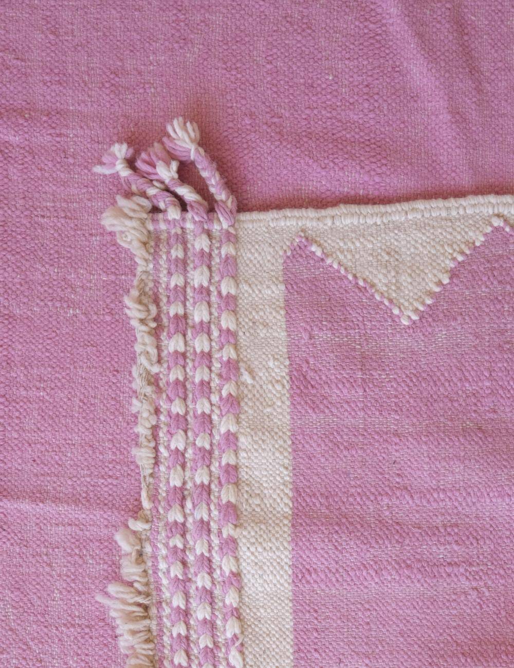 Pink Kilim Rug - 292 x 286 cm