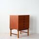Commode scandinave en teck des années 1950/60