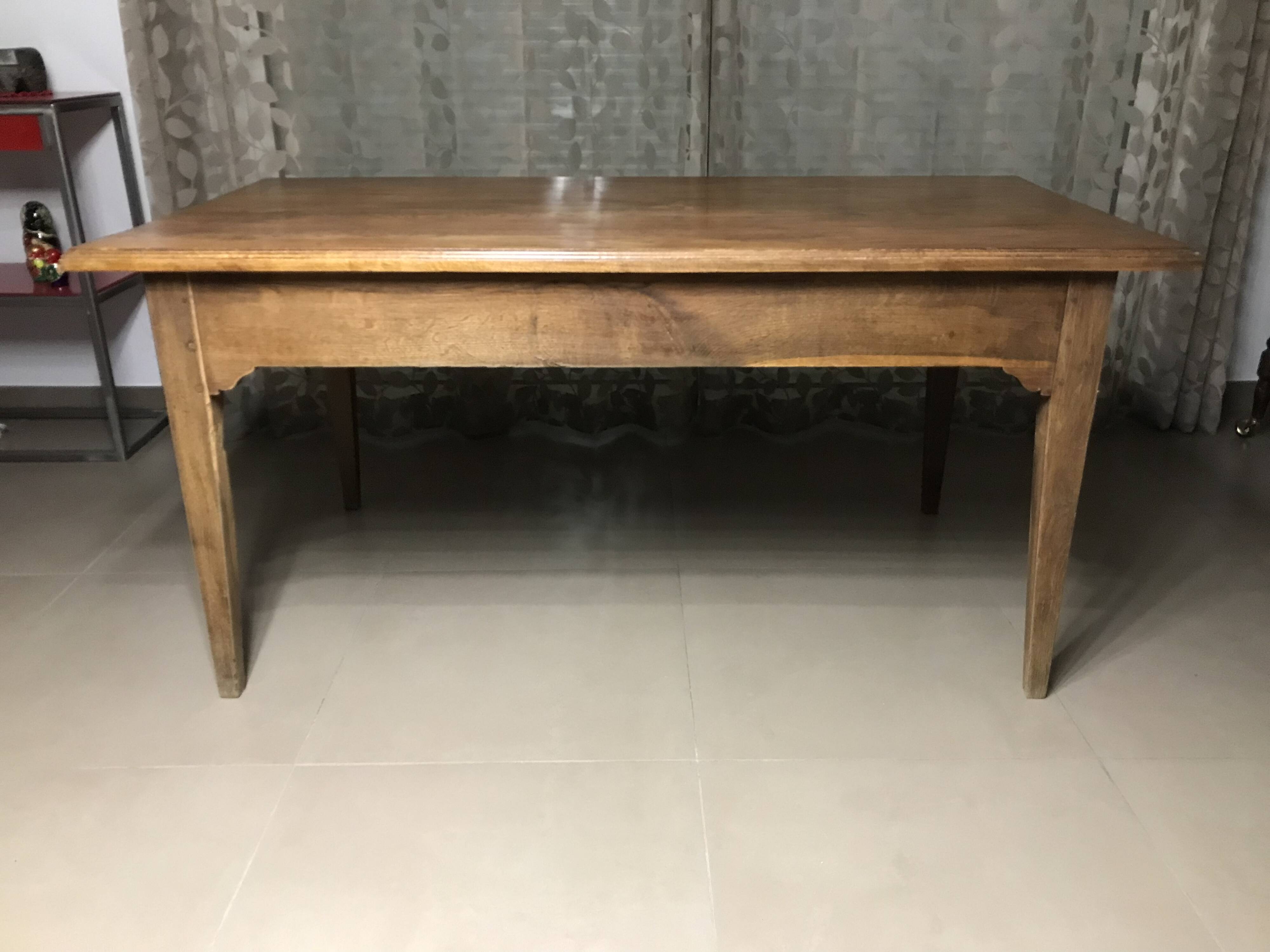 Oak farmhouse table