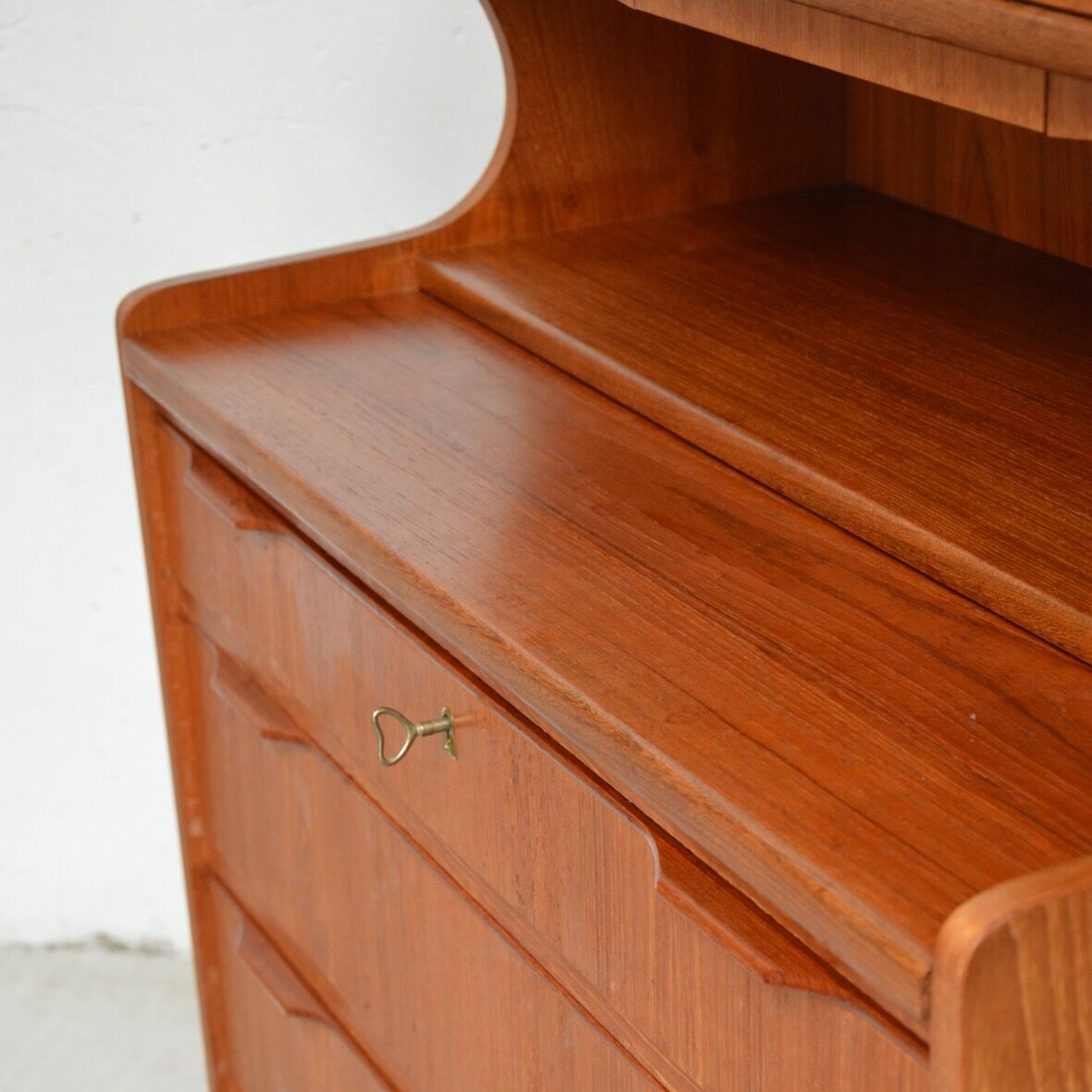 Scandinavian teak secretary