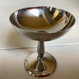 6 footed bowls with silver frieze in metal for ice.