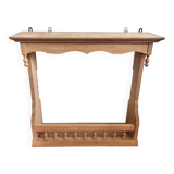 Wooden wall-mounted dresser shelf