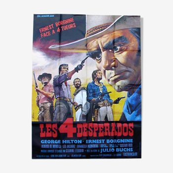 Affiche cinéma 120 x 160  l'homme de l'arizona 1957