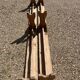 Pair of wooden benches