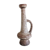 Beige soliflore vase ceramic Fat Lava / vintage 60s-70s