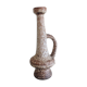 Beige soliflore vase ceramic Fat Lava / vintage 60s-70s