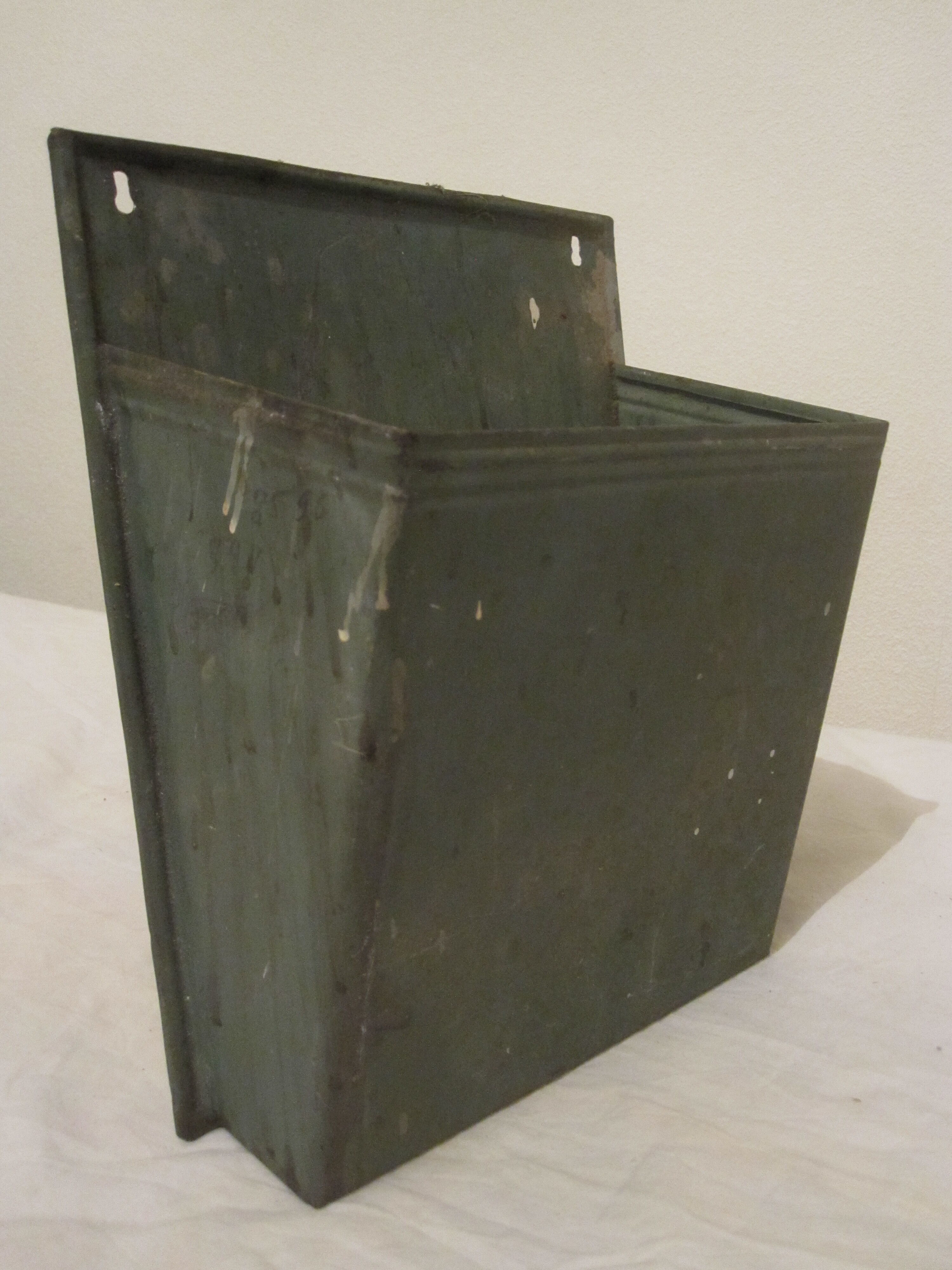 Old industrial metal magazine door