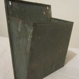 Old industrial metal magazine door