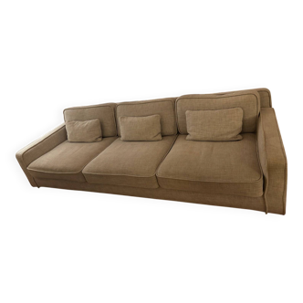 Meridiani 3-seater fabric sofa