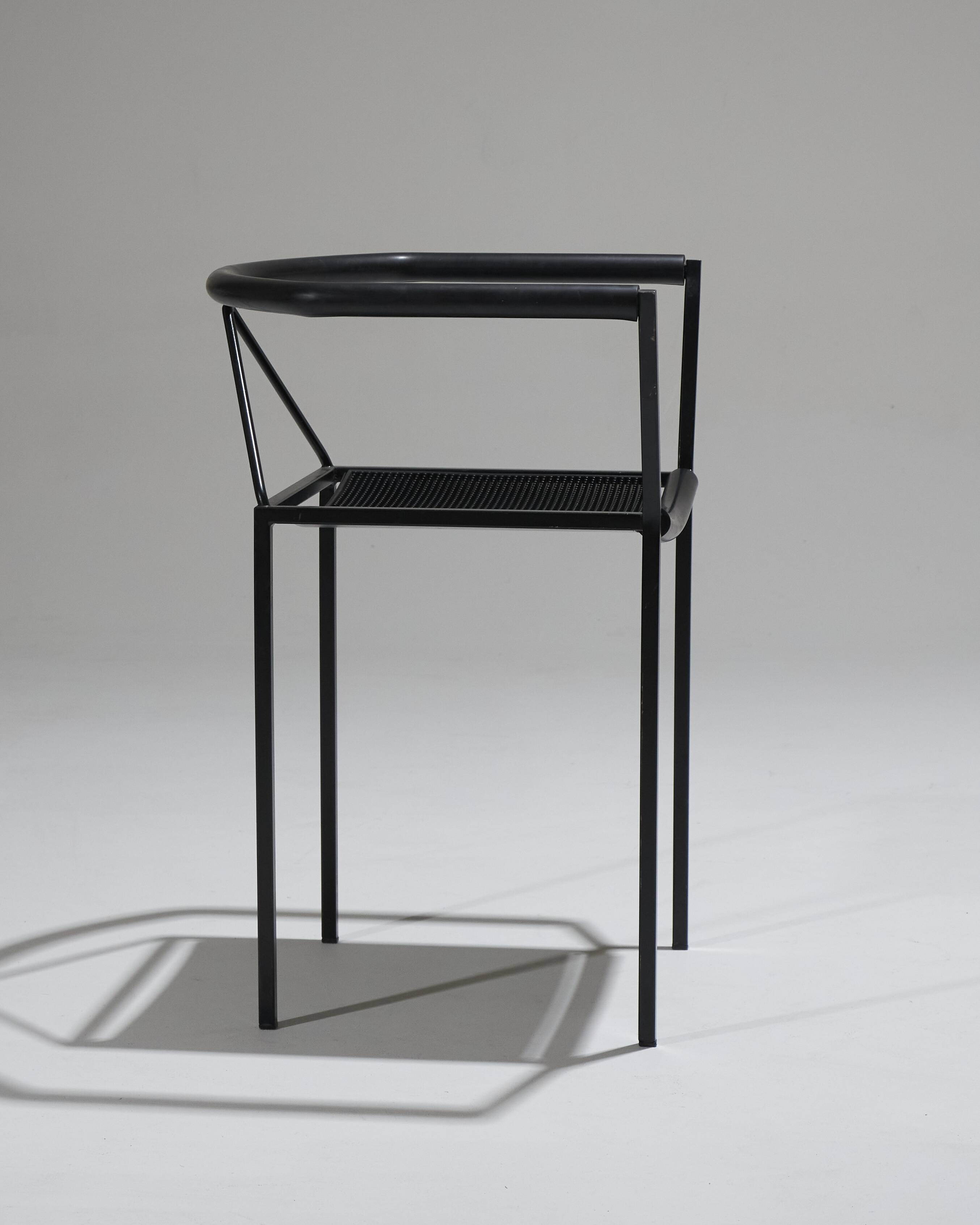 Pair of poltroncina chairs, zeus, maurizio peregalli, 1980s