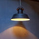Lampe d'usine en émail