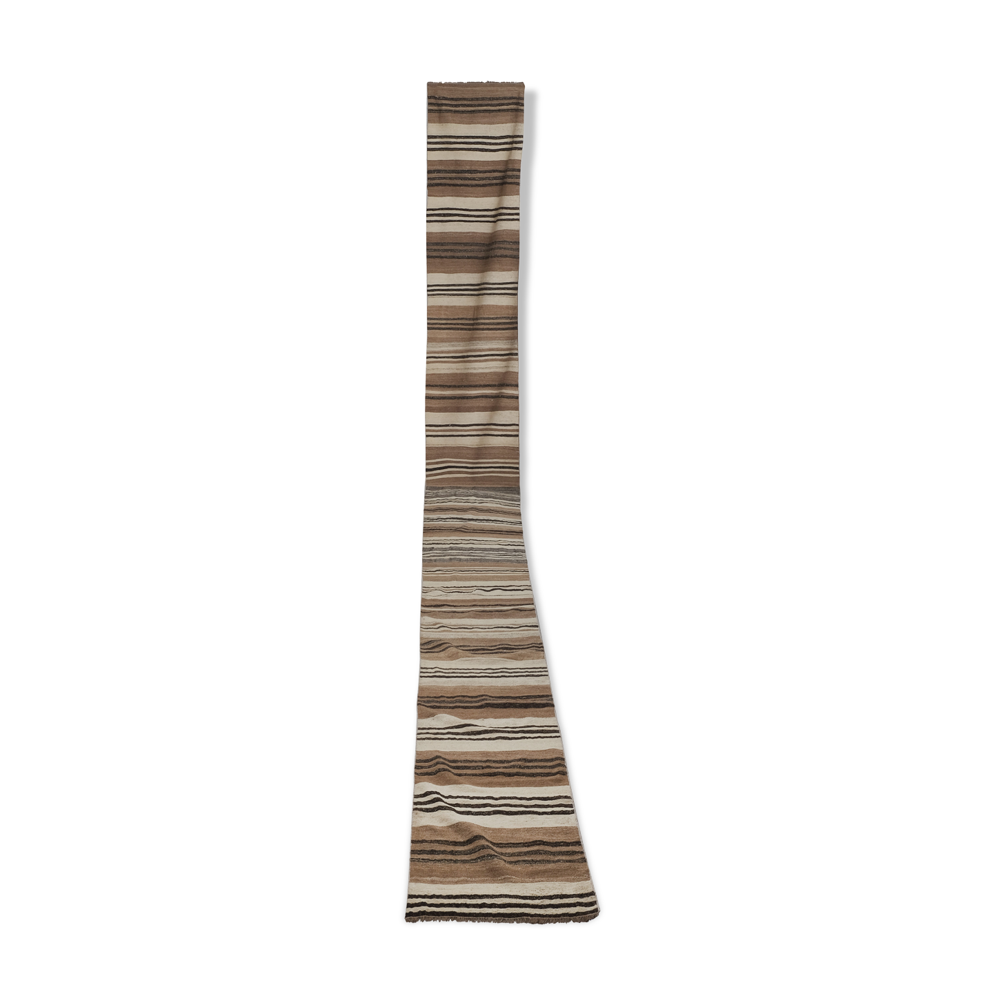 Vintage Turkish Extra Long Kilim Runner Rug - Stair Runner