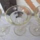 Verres bistrot absinthe anciens
