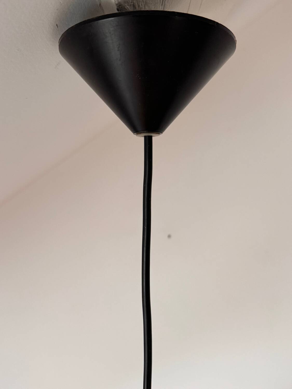 70s woven wicker pendant light