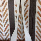 Pair of white patinated woodwork