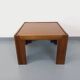 Vintage Italian square coffee table by Afra and Tobia Scarpa for Cassina.