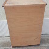 Parisian buffet wood and pastel