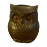 Solid brass owl and piggy bank