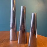 Set of ikea aluminum candle holders 1990