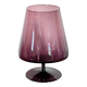 Purple smoked glass footed bowl – Scandinavian design spirit