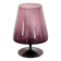 Purple smoked glass footed bowl – Scandinavian design spirit