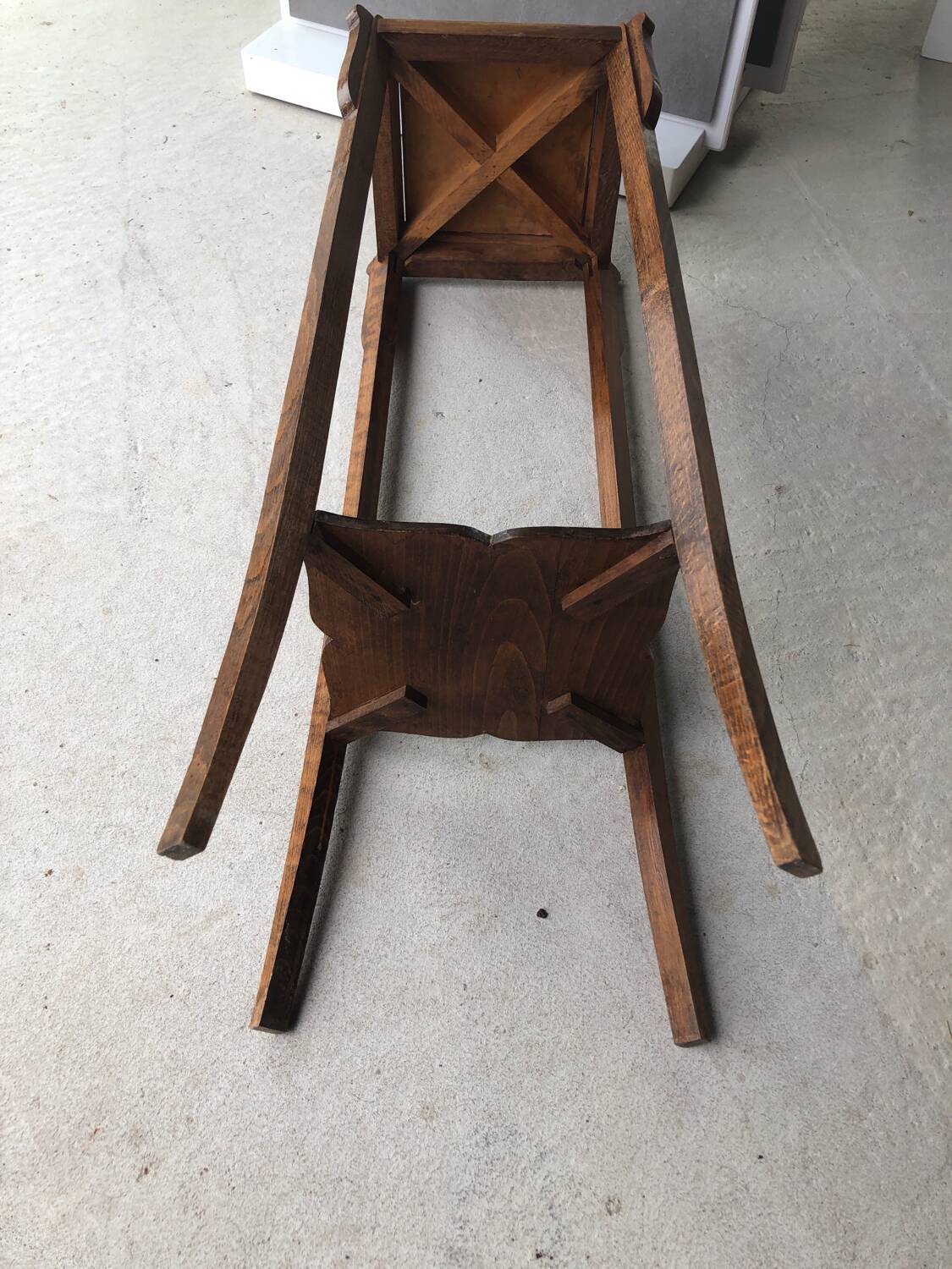 Vintage wooden stand / plant holder