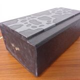 Brutalist table lamp from Temde, Switzerland, 1960s