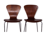 Pair of scandinavian chaisr 60s
