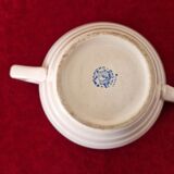 Pink ceramic coffee service by St Amand Ceranord