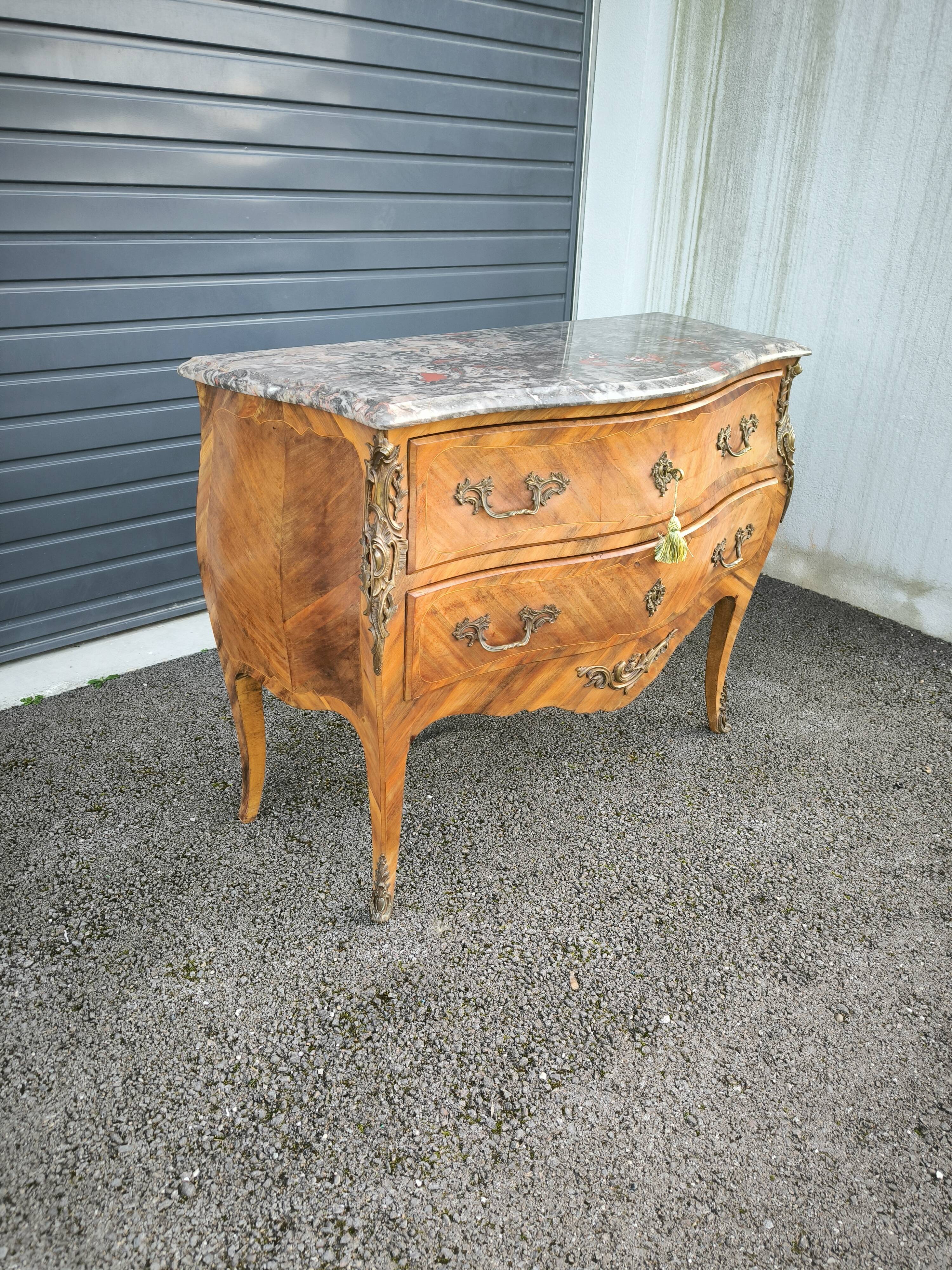 Louis XV style chest of drawers