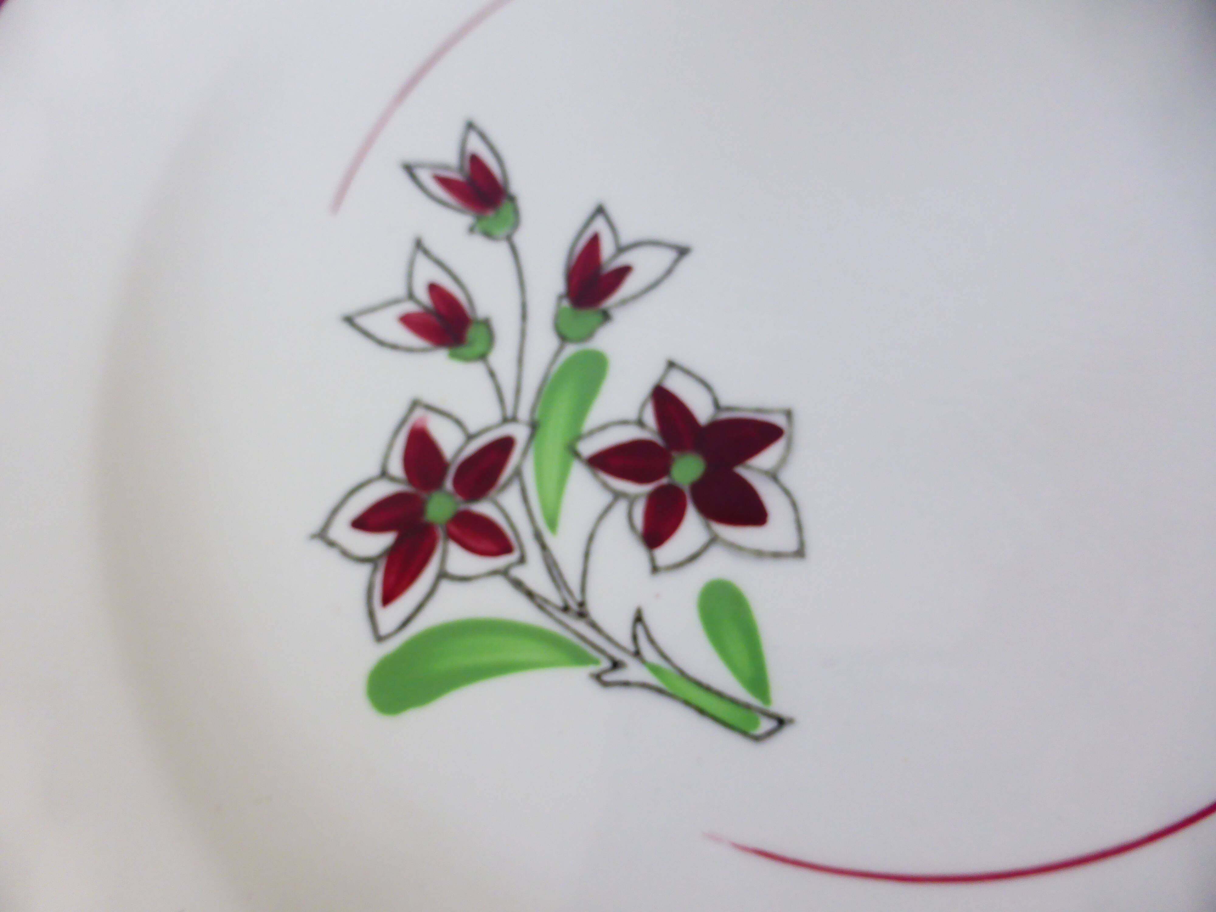 4 vintage flat plates from the Salins factory 210638