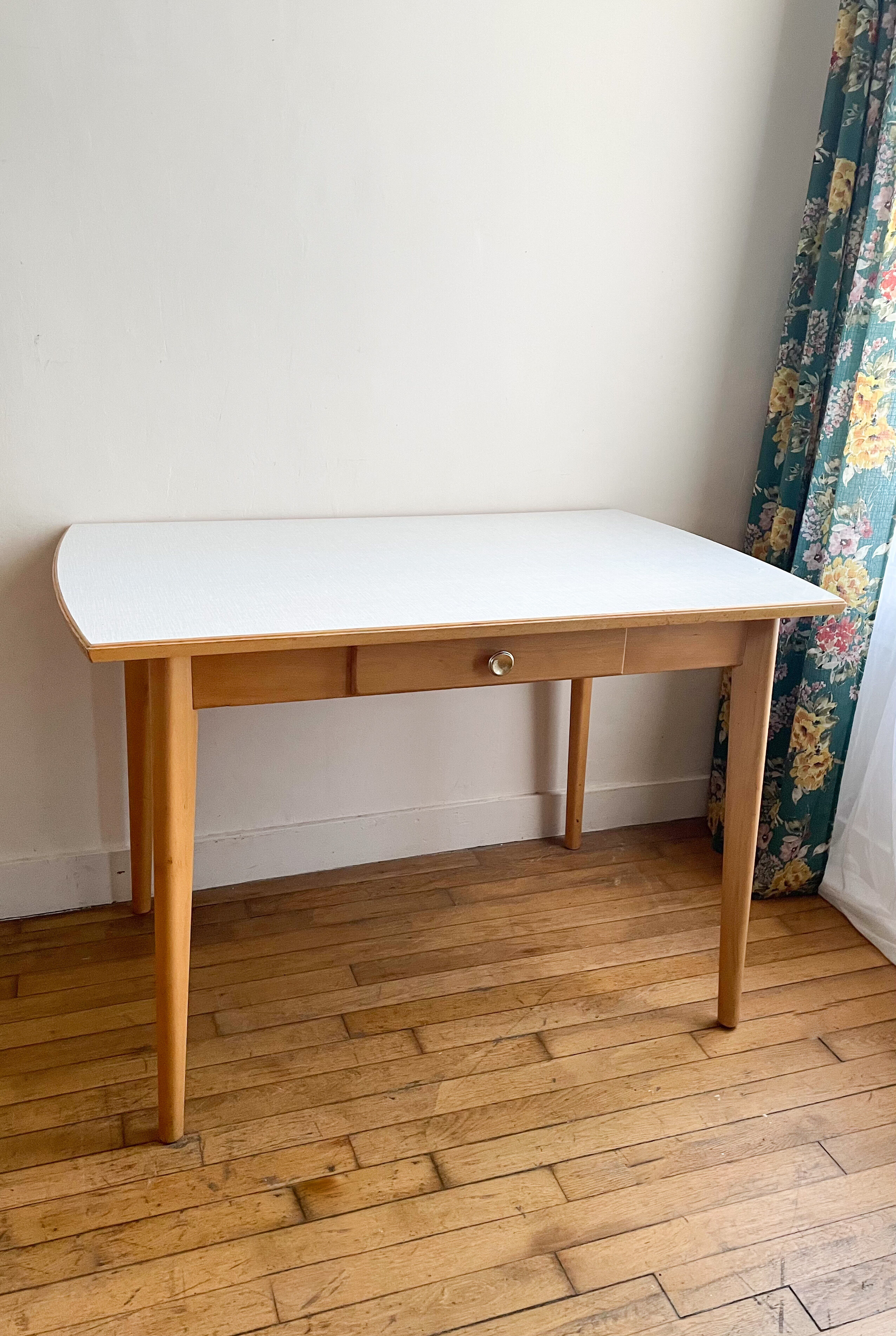 Formica dining table and wood