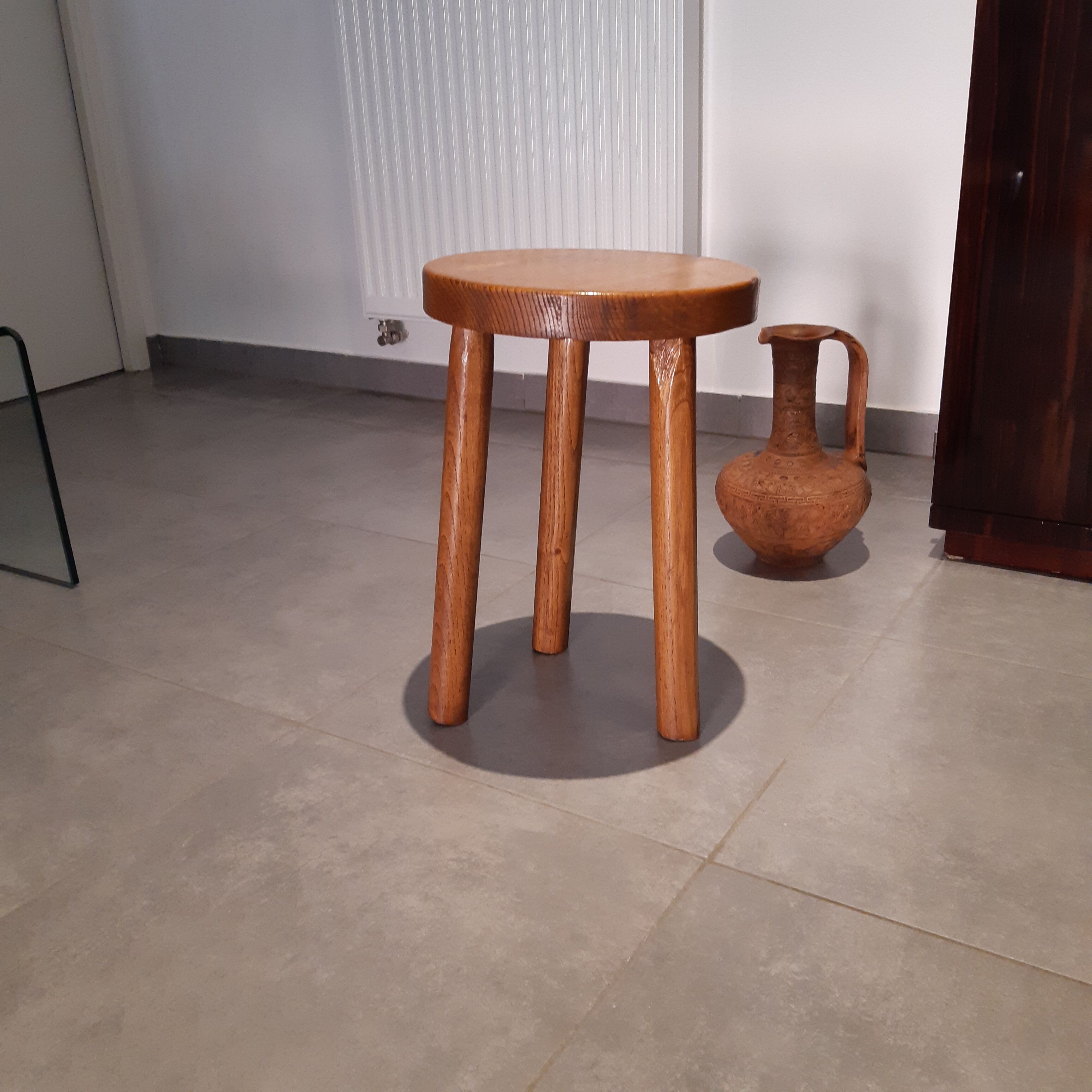 2 tabourets tripode vintage