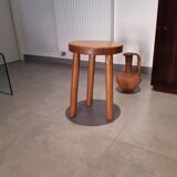 2 vintage tripod stools